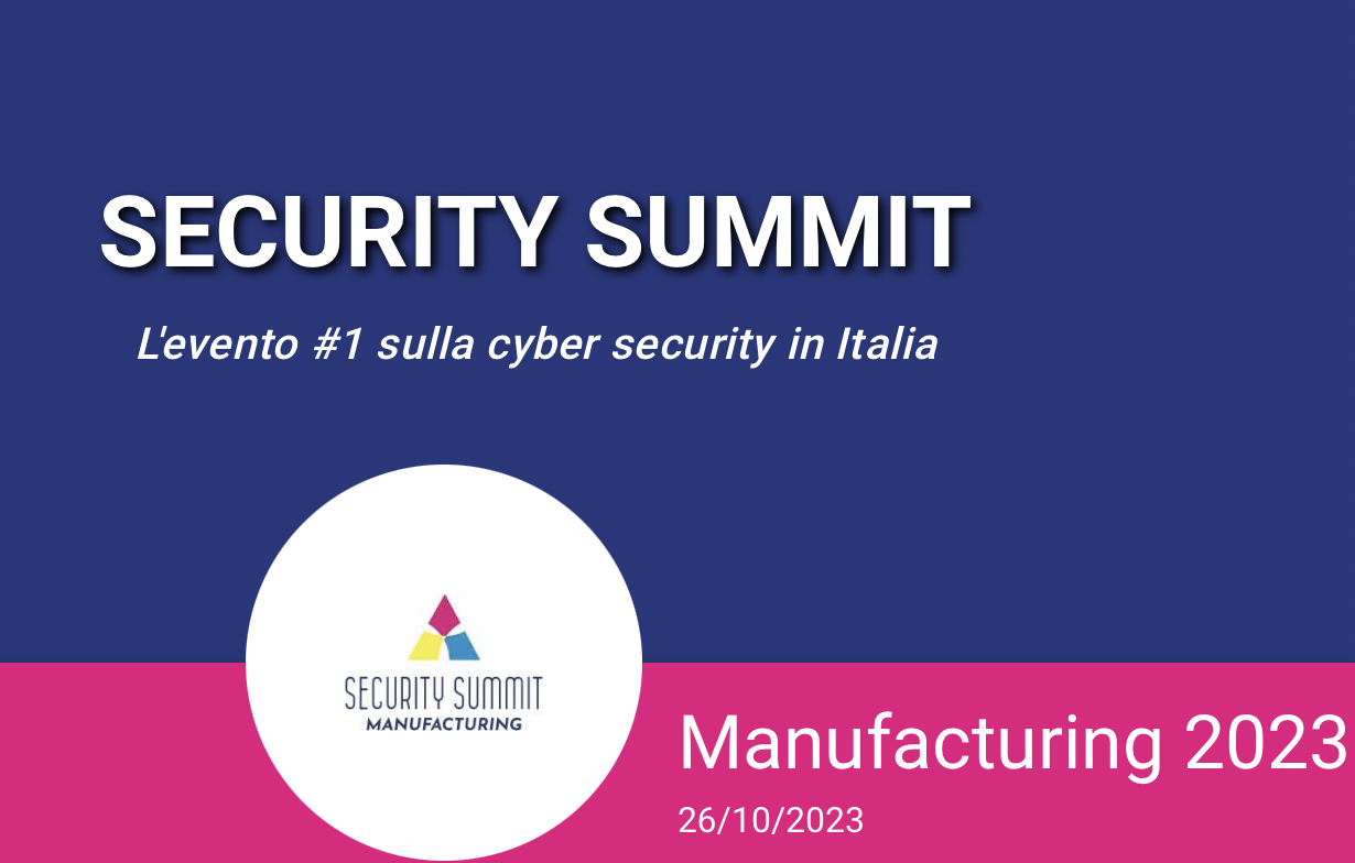 Manufacturing Security Summit